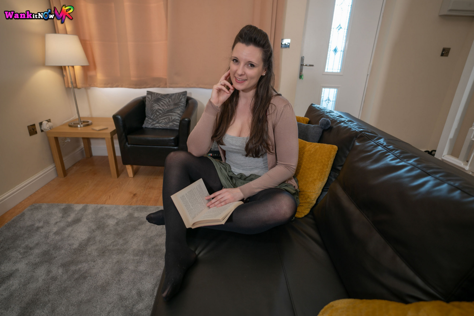 Keep Quiet About My Dildo - Busty British Babe Solo Slideshow