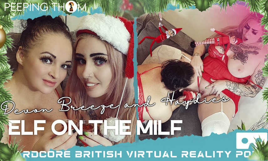 Elf on the MILF - Older and Younger Lesbian Amateurs Slideshow