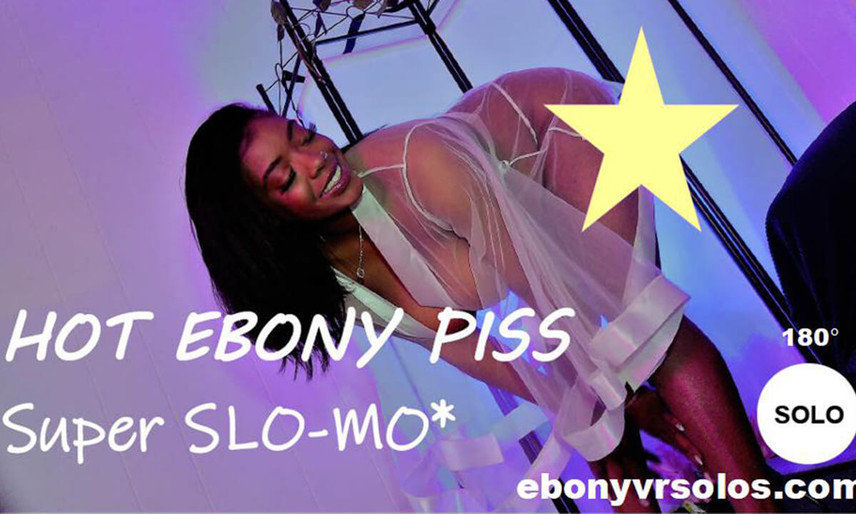 Hot Ebony P - Black Babe Watersport VR Slideshow