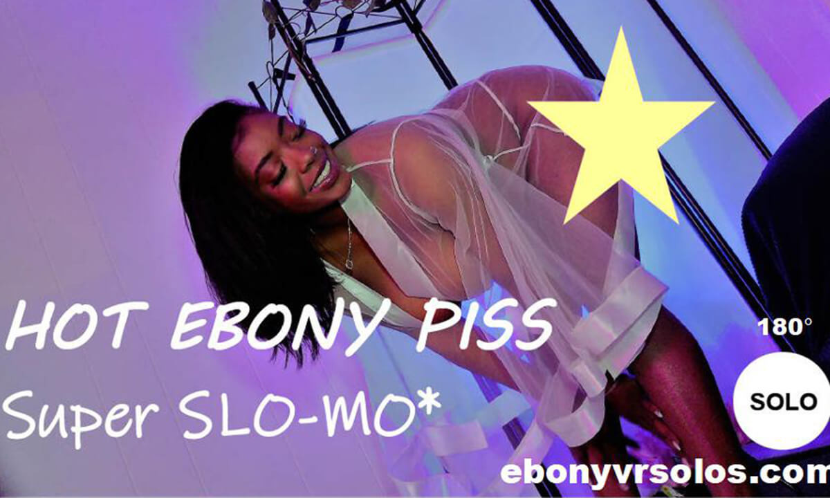 Hot Ebony P - Black Babe Watersport VR Slideshow