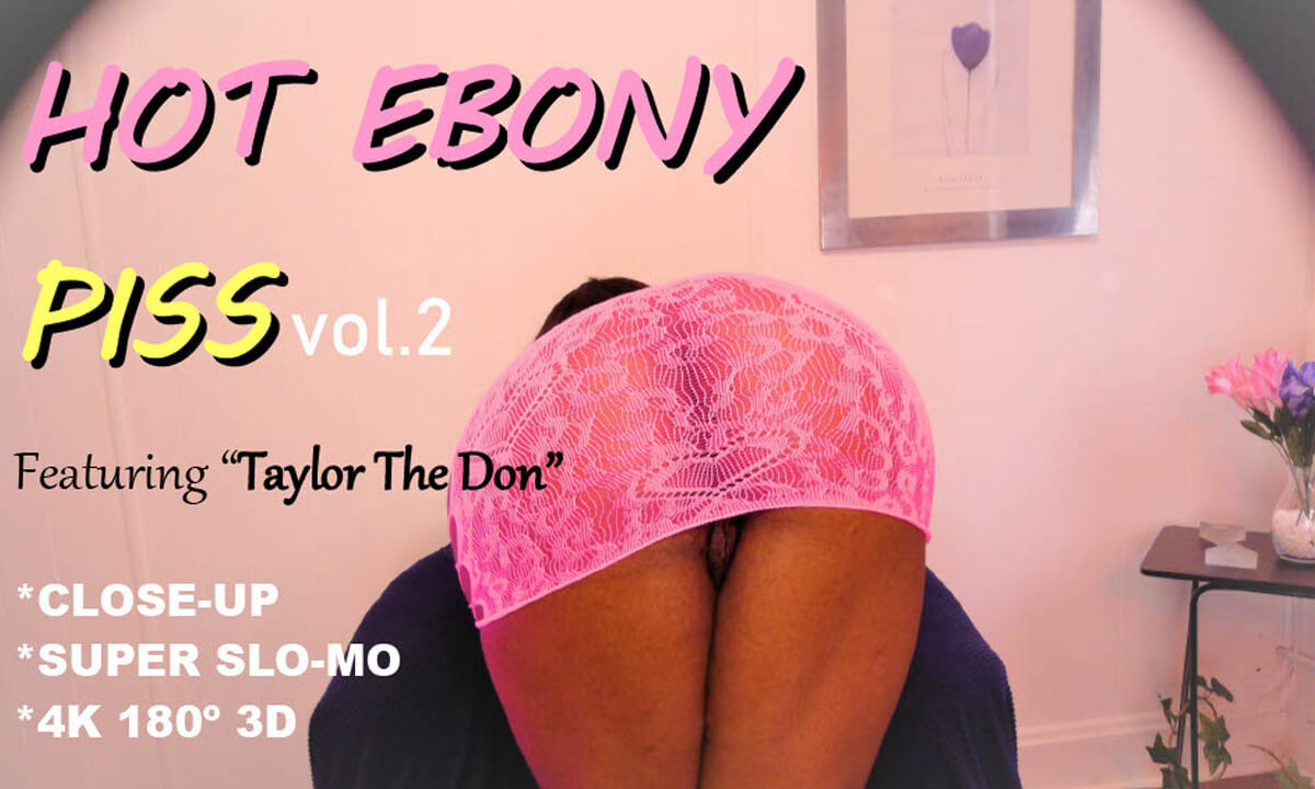 Hot Ebony P Vol 2.; Black Babe Watersport Solo Slideshow