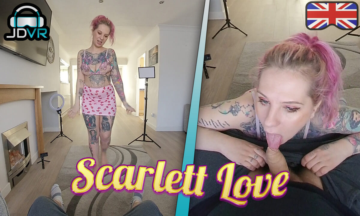 Photographer Quicky - POV Tattooed Porn With Wild Babe Scarlett Love Slideshow